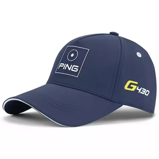 The PING Classic Golf Cap is adjustable by one size to fit most baseball caps/