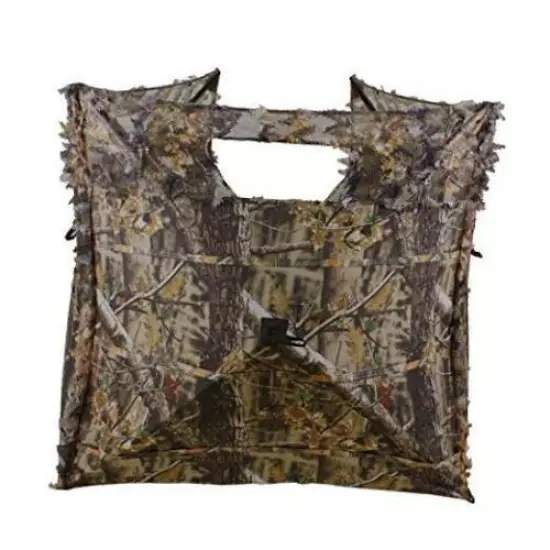  Pop Up Ground Blind for Deer Duck Turkey Hunting Portable Quick Brown Leave