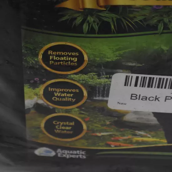 Aquatic Experts Pond Filter Pad Coarse Black 12"x 48" Improves Water Quality