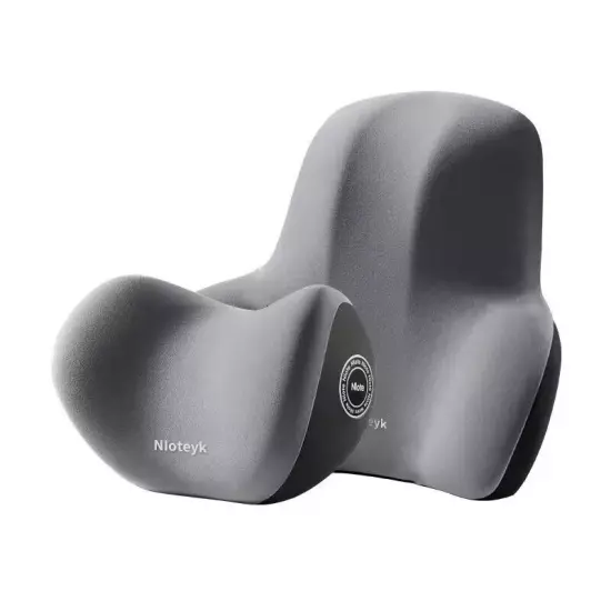 Car Neck Cushion Memory Foam Lumbar Back Support Universal Car Headrest Pillow