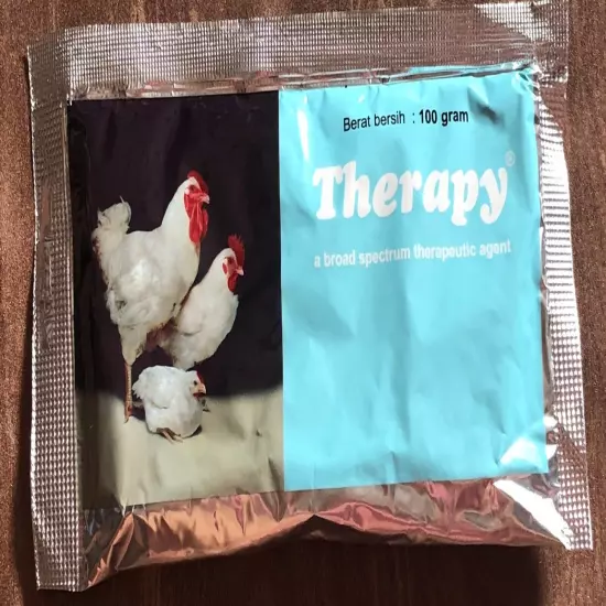 Therapy Broad Spectrum Antibiotic For Poultry/Chicken/Duck/Etc 50g 100g 250g