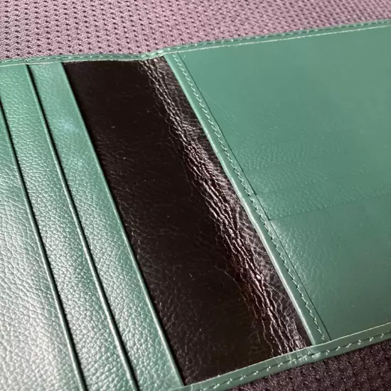 Rolex Passport Case H14.5xW10.7x7.5cm Green Ref.0068.08.34 1990s Unused