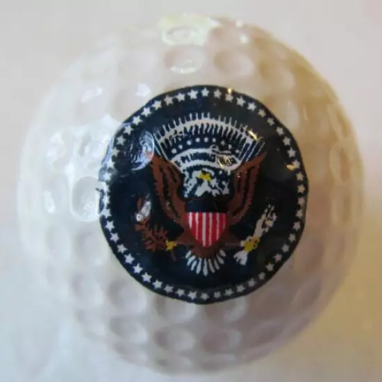 OFFICIAL RICHARD NIXON PRESIDENTIAL GOLF BALL-MINT-WHITE HOUSE ISSUED+ ORIG BOX