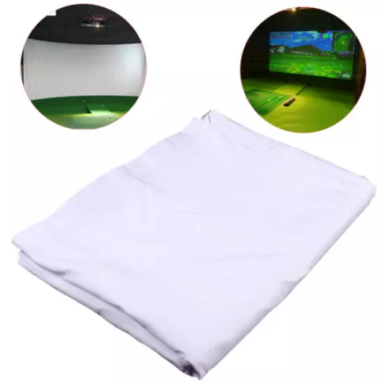 Golf Ball Simulator Impact Display Projection Screen 9.84' x 6.56' Indoor Game