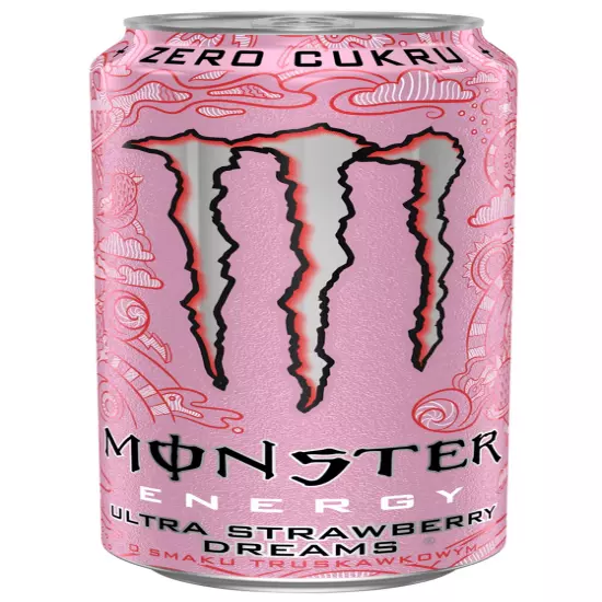 MONSTER ENERGY ULTRA STRAWBERRY DREAMS - ENERGY DRINK - 500ML CAN - COLLECTORS