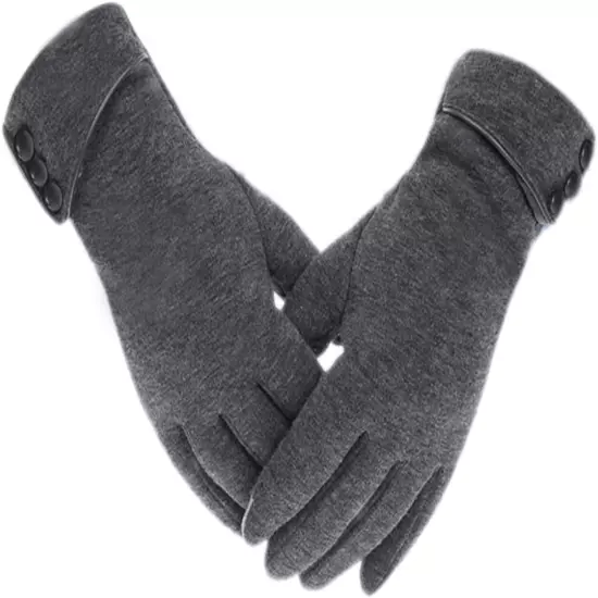 Womens Touch Screen Phone Fleece Windproof Gloves Winter Warm Wear