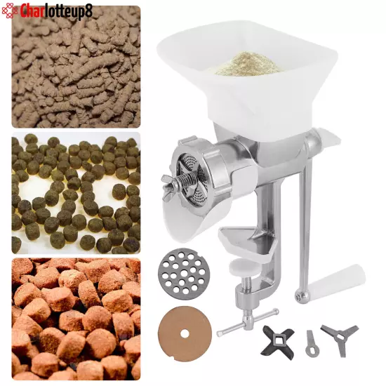 Pet Dog Cat Manual Feed Pellet Machine Birds Fishing Bait Granulator Pelleter