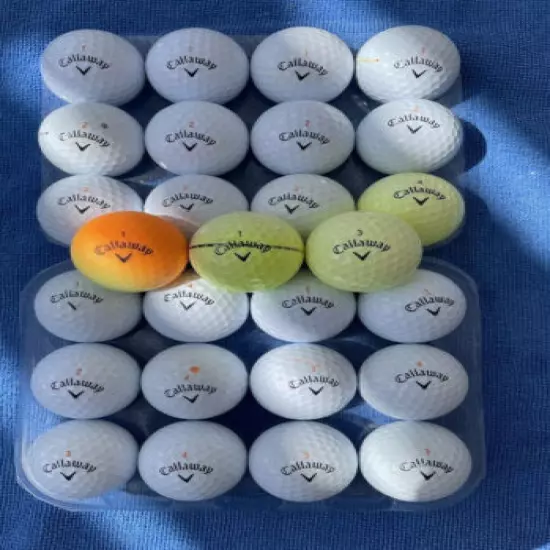 27 Callaway Superhot Used Golf Balls AAAAA/AAAA