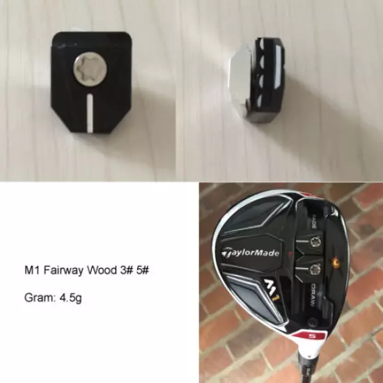 4.5g Golf Weight Movable Sliding Slider For 2016 Taylormade M1 Fairway Wood FW