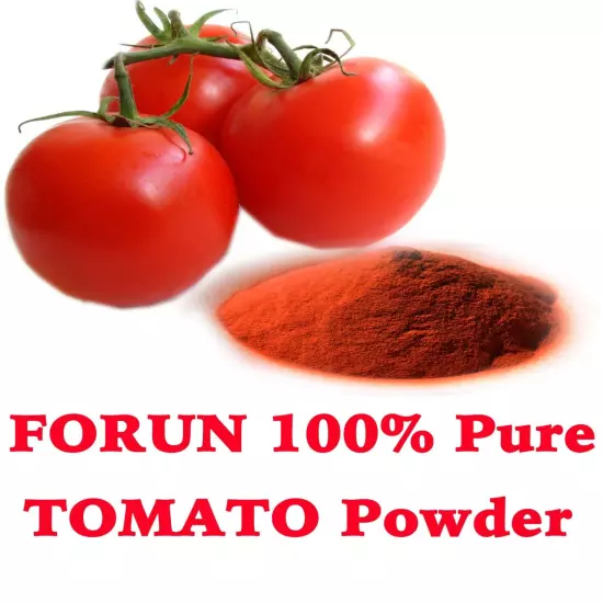 FORUN Pure Tomato Powder 1KG - Fresh Red, Tasty Flavour