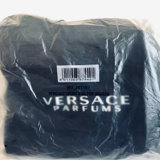 Versace Bag Black Tote Shoulder Purse Perfume Promo 2pc Bag New