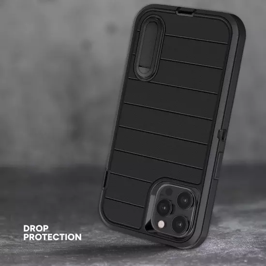 For iPhone 12 Pro Max/12 Pro/12 Shockproof Hybrid Rugged Hard Stand Case Cover