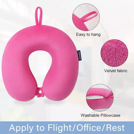 Travel Pillow Memory Foam, Comfortable Travel Neck Pillow U Shape, Support Neck 