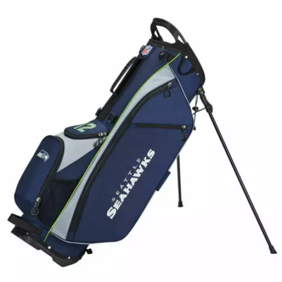 New Wilson Staff NFL Seattle Seahawks Golf Stand Bag