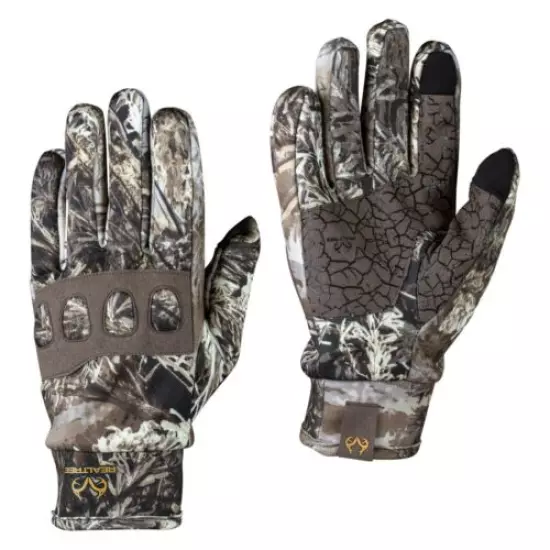 Men's Realtree Max-1 XT, Medium Touch-Screen Compatible Midweight Gloves NEW