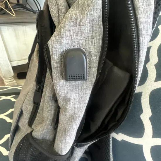 Matein Travel Laptop Backpack Gray Anti-Theft USB Charging 