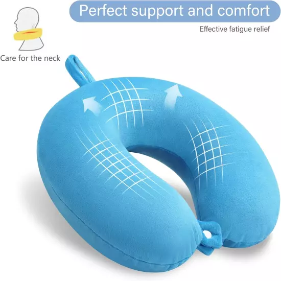 Neck Pillow for Travel Comfortable Travel Pillows U Shape Memory Foam Airplane P