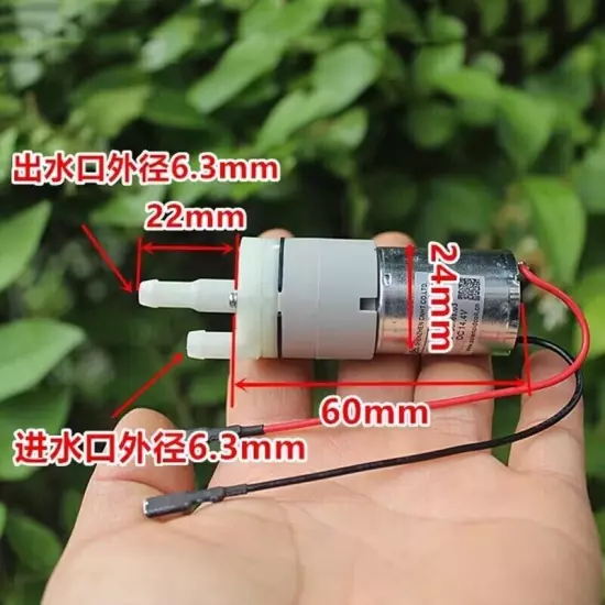 DC 12V-15V Micro Mini 370 Diaphragm Pump Self-priming Suction Water Pump