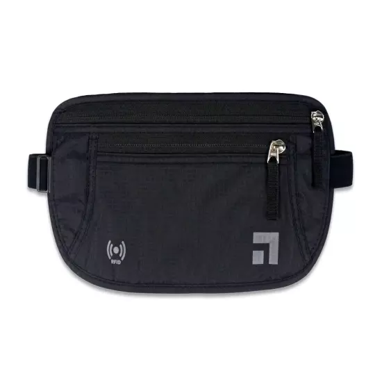 Travel Money Belt RFID Blocking Waterproof Waist Bag Fanny Pack Hidden Wallet