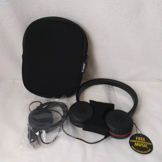 JABRA GN USB EVOLVE Stereo Headset Model ENC060 With Case