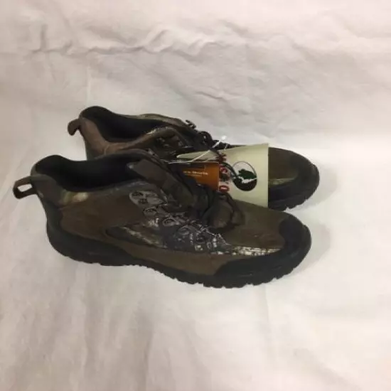 Mossy oak children's boots shoes Size 12 camo