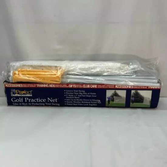 Rare Dennco Good Sports Golf Practice Net Model 626 9' wide x 7'tall New OB