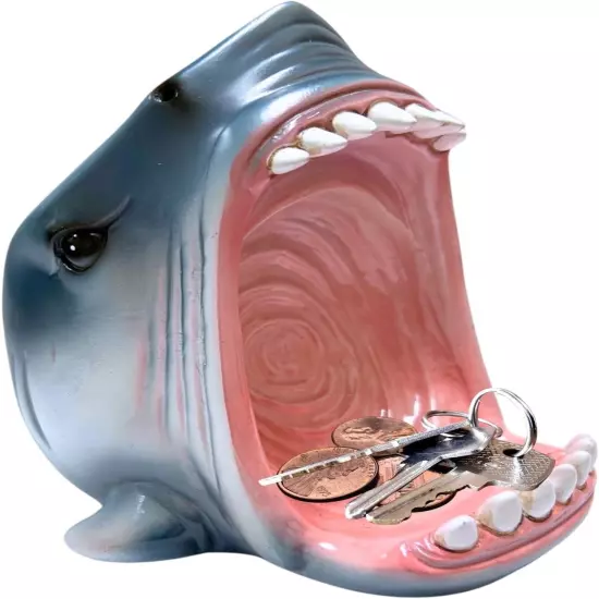 Whimsical Shark Cell Phone Stand Holder - Realistic yet Playful Goofy Shark Jaw 