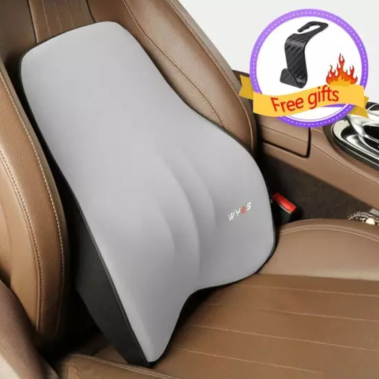 Car Pillow Car Lumbar Support Back Cushion Car Seat Neck Pillow Auto Pillow