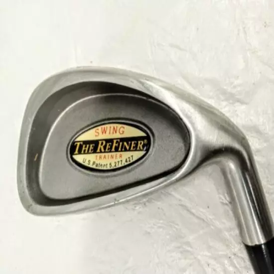 REFINER GOLF SWING TRAINER SINGLE HINGED 5 IRON STEEL SHAFT RH 39.5"