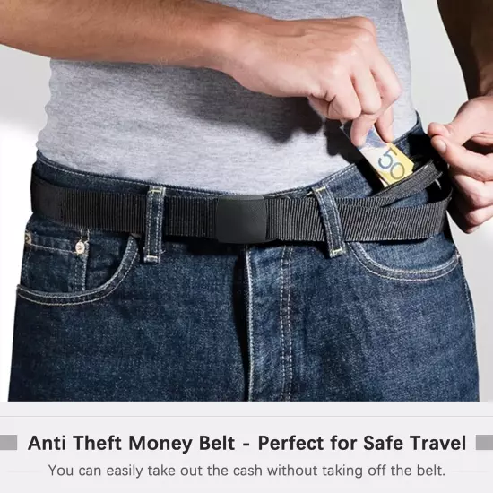 Hidden Money Belt - Anti-Theft Travel Wallet with Easy Access & Storage