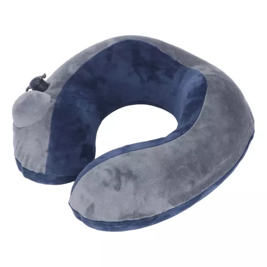 Self Inflatable Travel Pillow U Shaped Portable Neck Chain Support for Sleeping