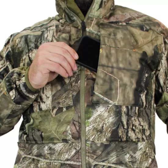 Paramount Pineland Mid-Season Grid Fleece Lined 4 Pocket Insulated Camo Jacket