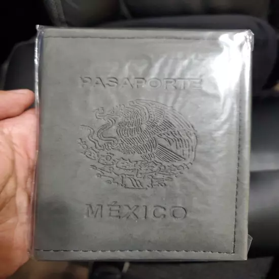 Genuine Leather MEXICO Passport Holder - Funda Pasaporte de MEXICO