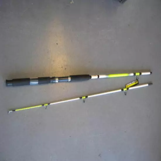 7ft ol whisker catfish rod 2 piece med heavy spinning ( could be blue and white)