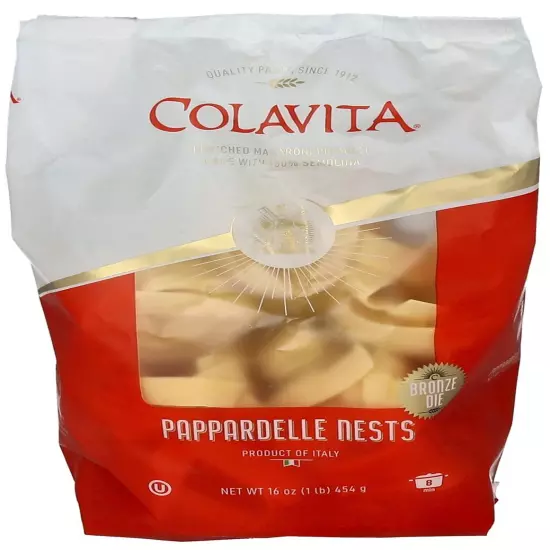 Colavita Pasta Nest Pappardelle 16 oz (Pack Of 12)