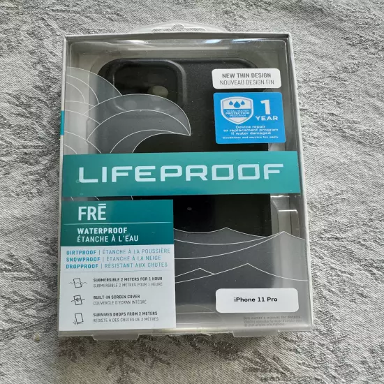 LifeProof Fre Waterproof Case for Apple iPhone 11 Pro - Black NEW