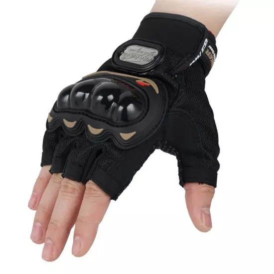 Motorcycle Half Finger Gloves Anti-fall Outdoor Sports Four Seasons Non-slip