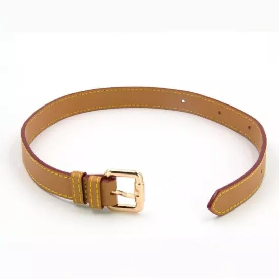 Real Leather Replacement Extension Strap Vachetta Natural Cowhide 3-Widths