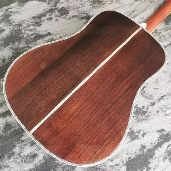 41 inch D45 mold solid wood profile top natural color acoustic guitar