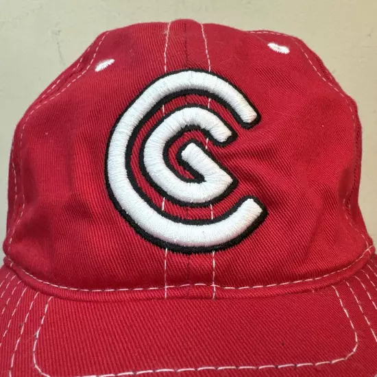 Cleveland Golf Strapback Hat Cap Red/White Logo One Size