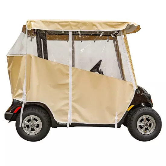 Yamaha Drive2 2017-Up 2-Person Golf Cart 3-Sided Over the Top Cab Enclosure