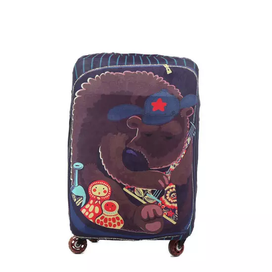 Travel Trolley Case Cover Protector Suitcase Cover Luggage Storage Cover Elastic