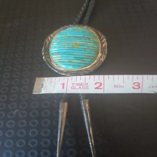 Pete Sierra Bolo Tie Cobble Stone Navajo