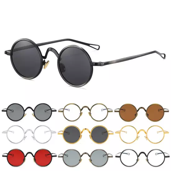 John Lennon Glasses Retro Round Polarized Sunglasses Hippie Small Circle Glasses