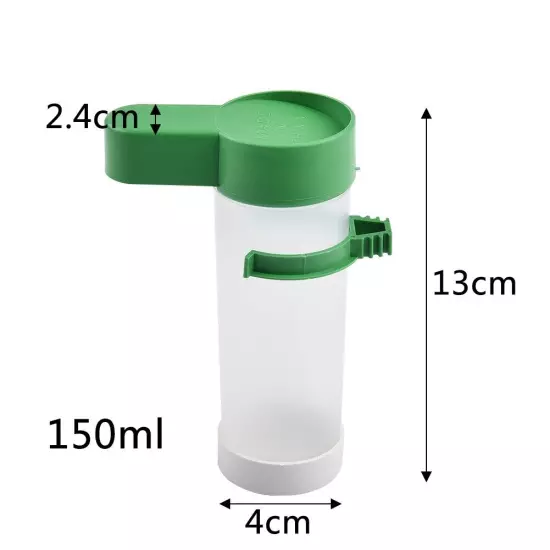 Feeder For Parakeet Parrot Plastic Water Waterer 60/90/140/150ml Automatic