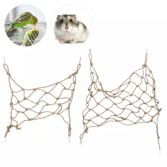 Pet Climbing Net Bird Climbing Rope Ladder Hemp Rope Climbing Net for s