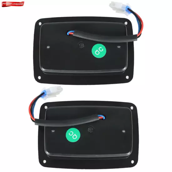 Golf Cart 2 LED Tail Light & 3 Wire Rear Taillights Pair For 1982+ Club Car DS