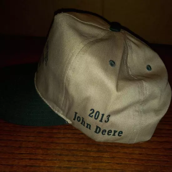 Kalamazoo Valley Antique Machinery Engine Club Cap Hat Trucker Tan Green