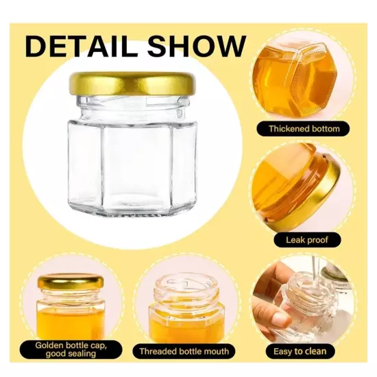 2 oz Honey Jars - Party Favors - 76 count