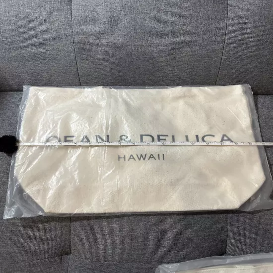 Dean & Deluca limited Hawaii Exclusive Large Tote Canvas Beige, Free Shipping